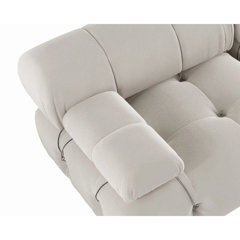 Velvet 3-seater Reversible Modular Sofa