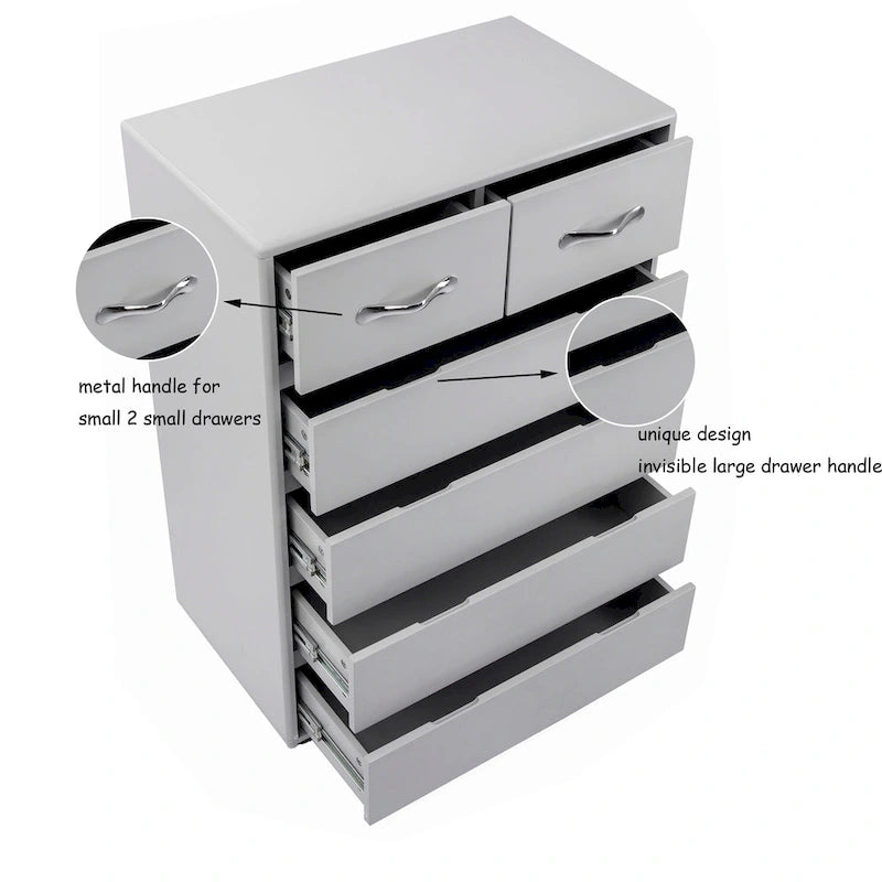 Nestfair Modern 6-drawer Dresser