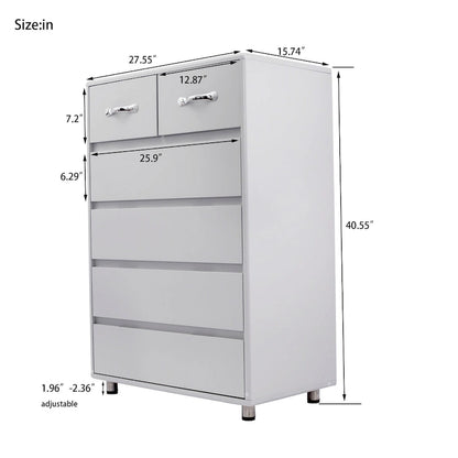 Nestfair Modern 6-drawer Dresser