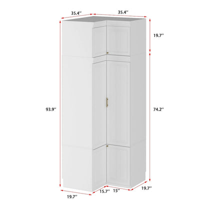 Armoires Wardrobes Hanging Drawers Home Storage Cabinet Combo Dresser