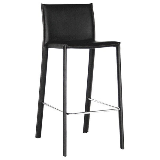 Modern Faux Leather 26 Counter Stool by Baxton Studio