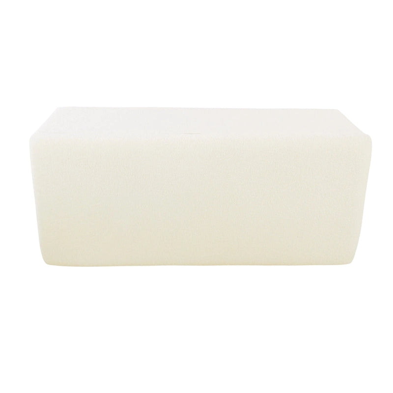 HomePop Sherpa Upholstered Storage Bench - Cream