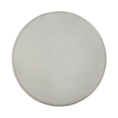 60Dia Round Dining Table with Wooden Legs in Bone White