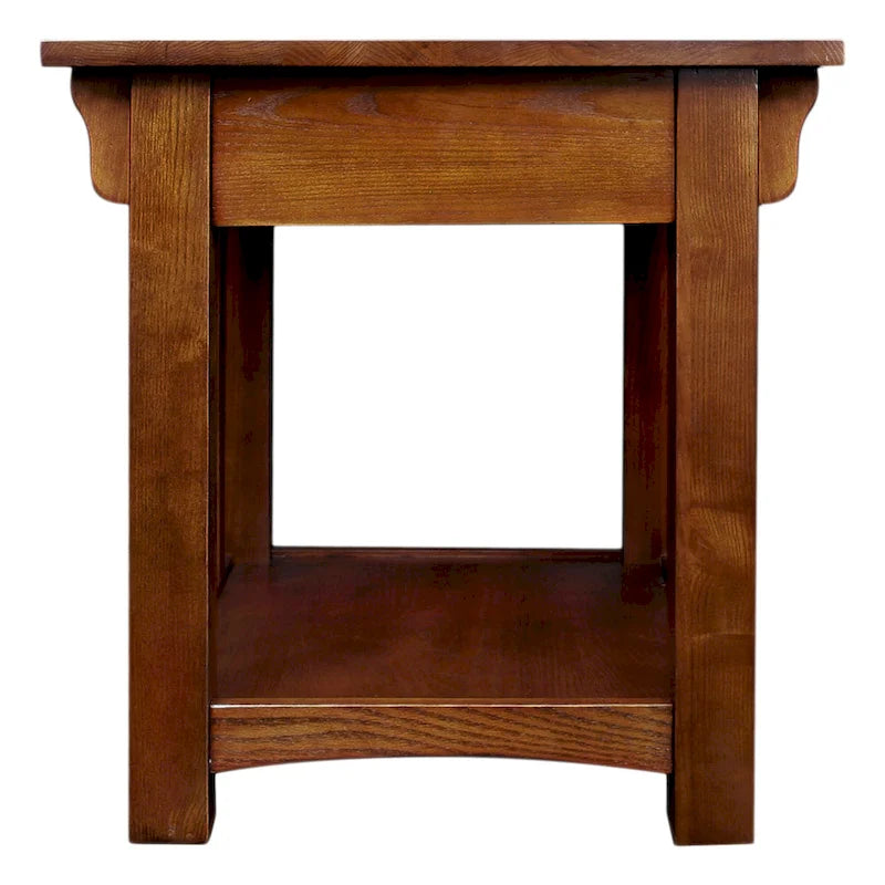 Leick Home 1 Drawer Transitional End Table