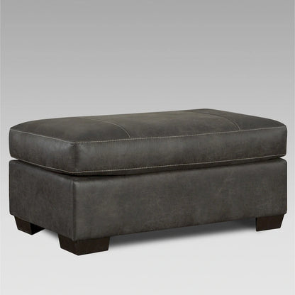 Roundhill Furniture Tirana Contemporary Fabric Pillow-top Arm 4-Piece Sofa Set in Sequoia Ash