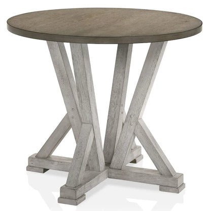Theile Ash Brown 48-inch Round Counter Height Table by Furniture of America