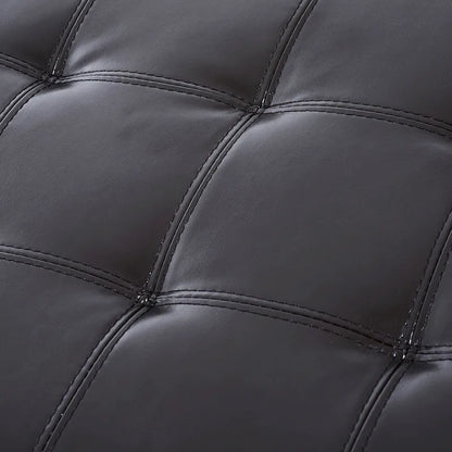 51-inch PU Leather Tufted Storage Ottoman Bench - 19*50.25*16