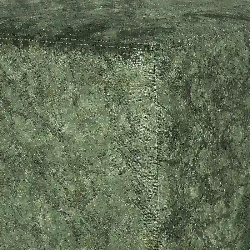 Adeco Square Ottoman Vanity Stool Fabric Upholstered Footrest Footstool