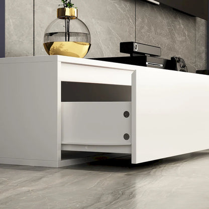 TV Stand Modern Extendable TV Stand in Stretch for TVs up to 120