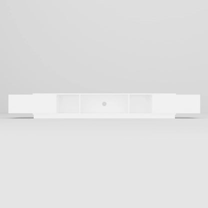 94.5 TV Stand Efficient Cable Management and Spacious Storage Console