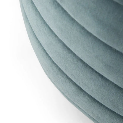 WYNDENHALL Anna Boho Round Pouf in Velvet Fabric