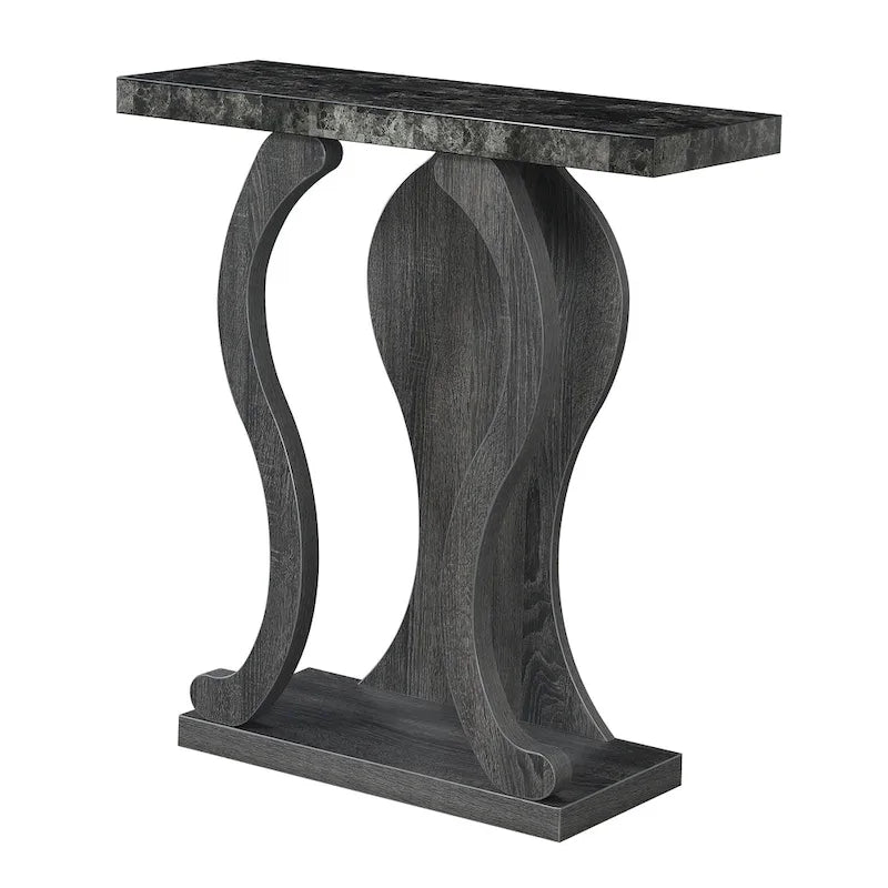 Convenience Concepts Newport Terry B Console Table with Shelf