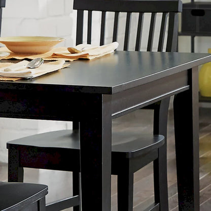 Arts and Crafts Rectangular Dining Table (with extending leaf) by Home Styles