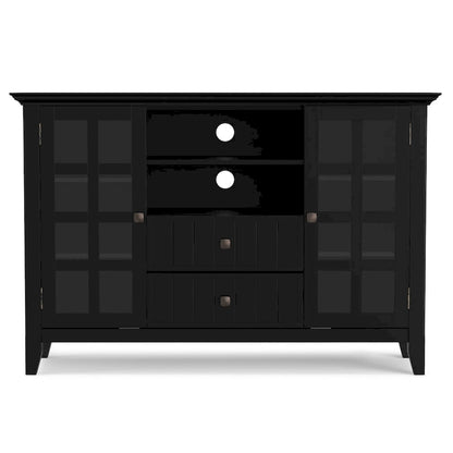 WYNDENHALL Normandy SOLID WOOD 53 inch Wide TV Media Stand For TVs up to 60 inches