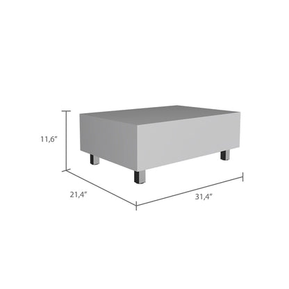 TUHOME Gambia Coffee Table with Lift Top, Concealed Storage and 4 Legs
