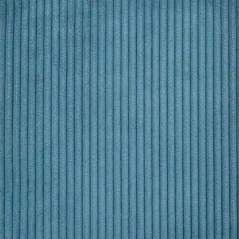 Sorra Home Indoor Corduroy Large Round Pouf/Ottoman