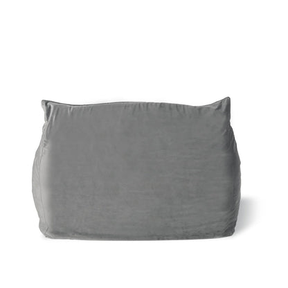 Loubar Velveteen Oversized Bean Bag Chair with Armrests by Christopher Knight Home