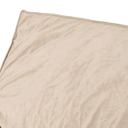 Loubar Velveteen Oversized Bean Bag Chair with Armrests by Christopher Knight Home