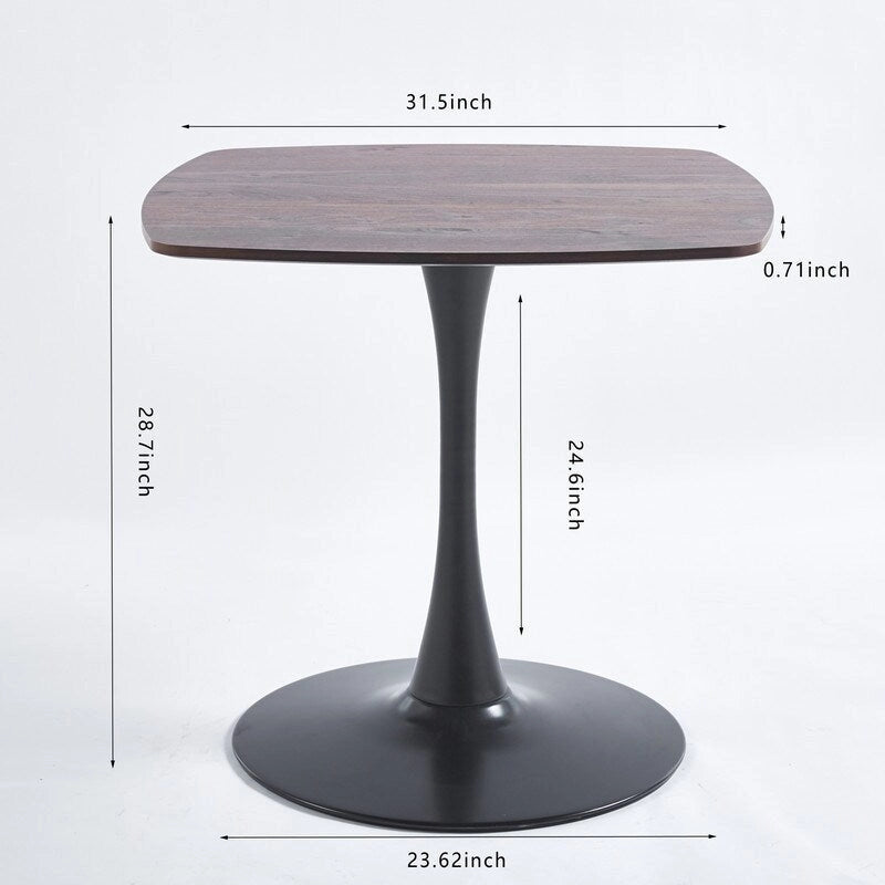 31.5 Special Dining Table With Round Pedestal for 2-4 People