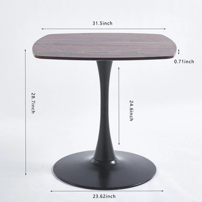 31.5 Special Dining Table With Round Pedestal for 2-4 People