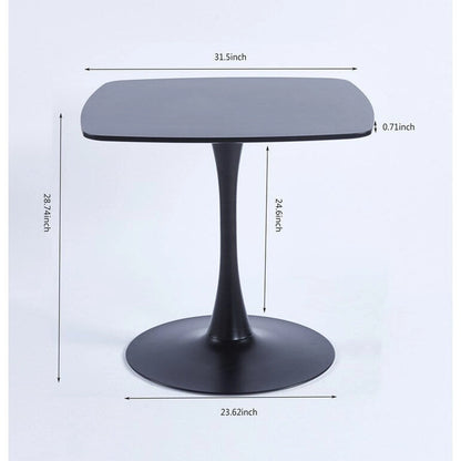 31.5 Special Dining Table With Round Pedestal for 2-4 People