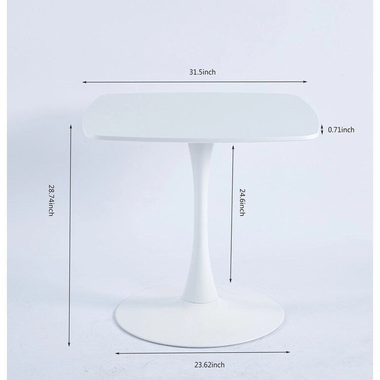 31.5 Special Dining Table With Round Pedestal for 2-4 People
