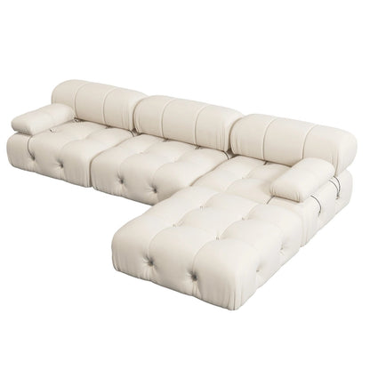 Minimalist Square Velvet Upholstery Ottoman