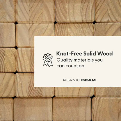 Plank and Beam Queen-Size Bed with Panel Headboard and Storage Drawers