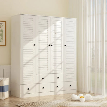 Bedroom Armoire Closet Armoire Wardrobe Closet Clothing Rod Drawer