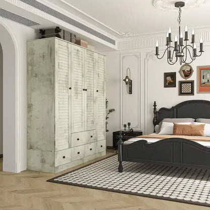 Bedroom Armoire Closet Armoire Wardrobe Closet Clothing Rod Drawer
