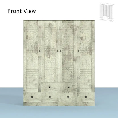 Bedroom Armoire Closet Armoire Wardrobe Closet Clothing Rod Drawer