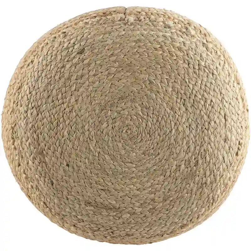 Livabliss Mallows Farmhouse Stripe Pouf