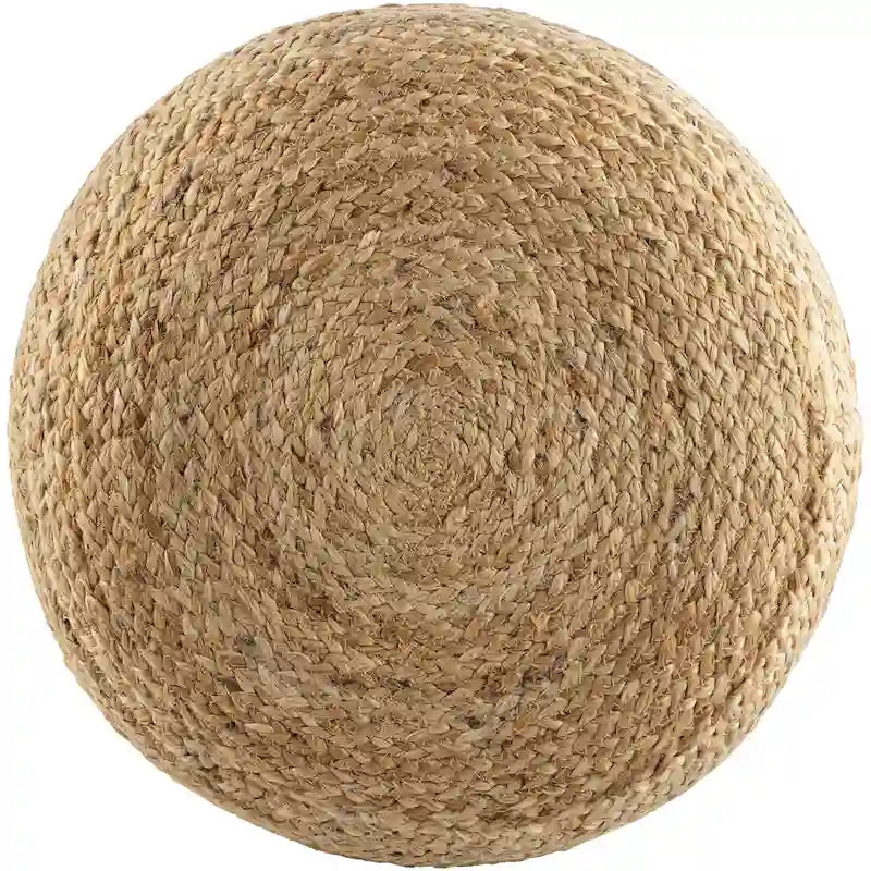 Livabliss Mallows Farmhouse Stripe Pouf