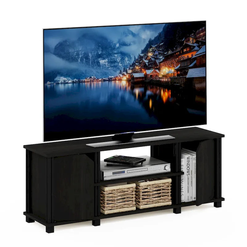 Furinno Brahms TV Stand with Shelves and Storage