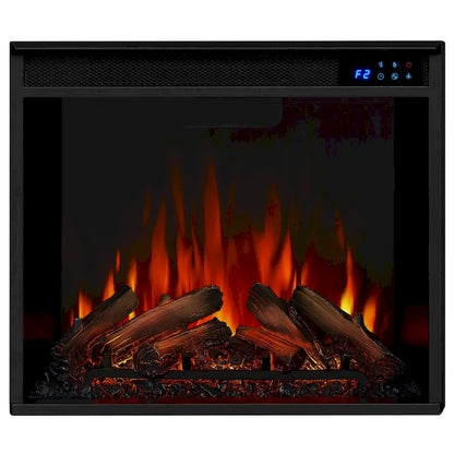 Marlowe 70 TV Stand Electric Fireplace White by Real Flame