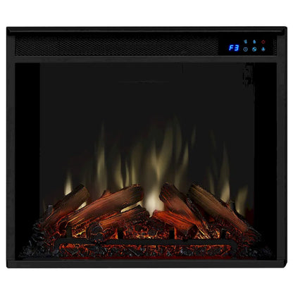 Marlowe 70 TV Stand Electric Fireplace White by Real Flame