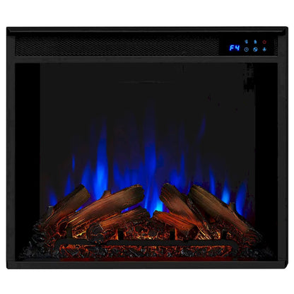 Marlowe 70 TV Stand Electric Fireplace White by Real Flame