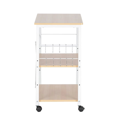 Baker's Rack 3-Tier Microwave Oven Stand Storage Cart Kitchen Rack