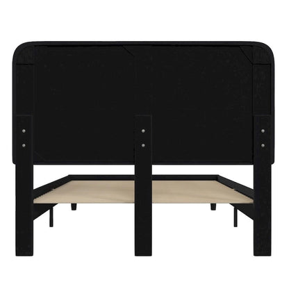 Platform Bed with Headboard - No Foundation Needed