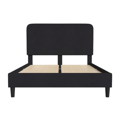 Platform Bed with Headboard - No Foundation Needed