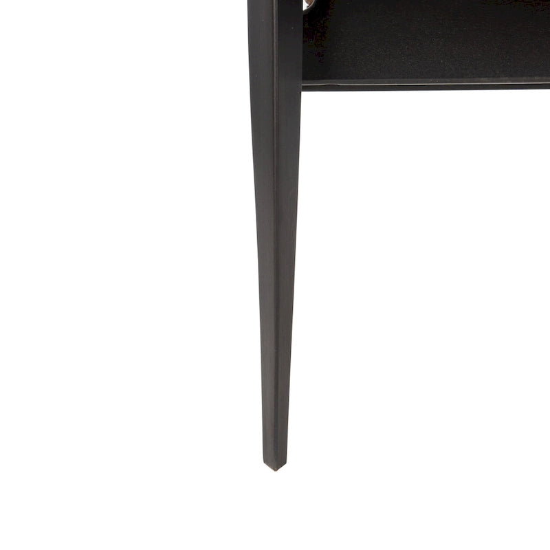 SAFAVIEH Couture Zenica Leather Safari Chair - 24.5 W x 30 L x 30 H - 25W x 30D x 30H