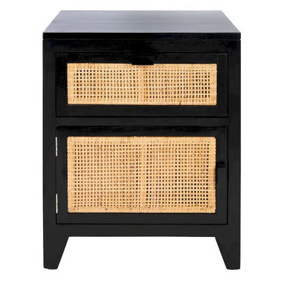 SAFAVIEH Dalia Coastal 1-Drawer 1-Door Nightstand