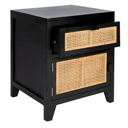 SAFAVIEH Dalia Coastal 1-Drawer 1-Door Nightstand
