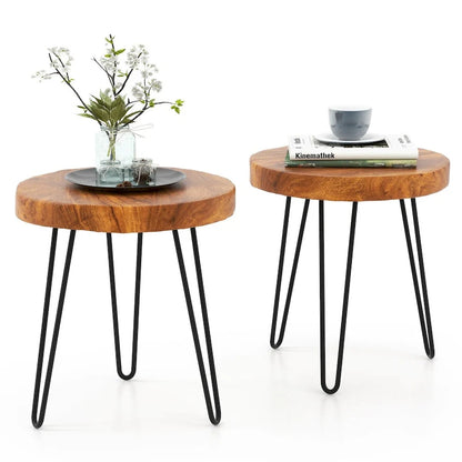 Reclaimed Recycled Teak Wood End Table