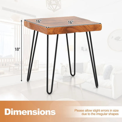 Reclaimed Recycled Teak Wood End Table
