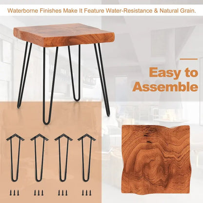 Reclaimed Recycled Teak Wood End Table
