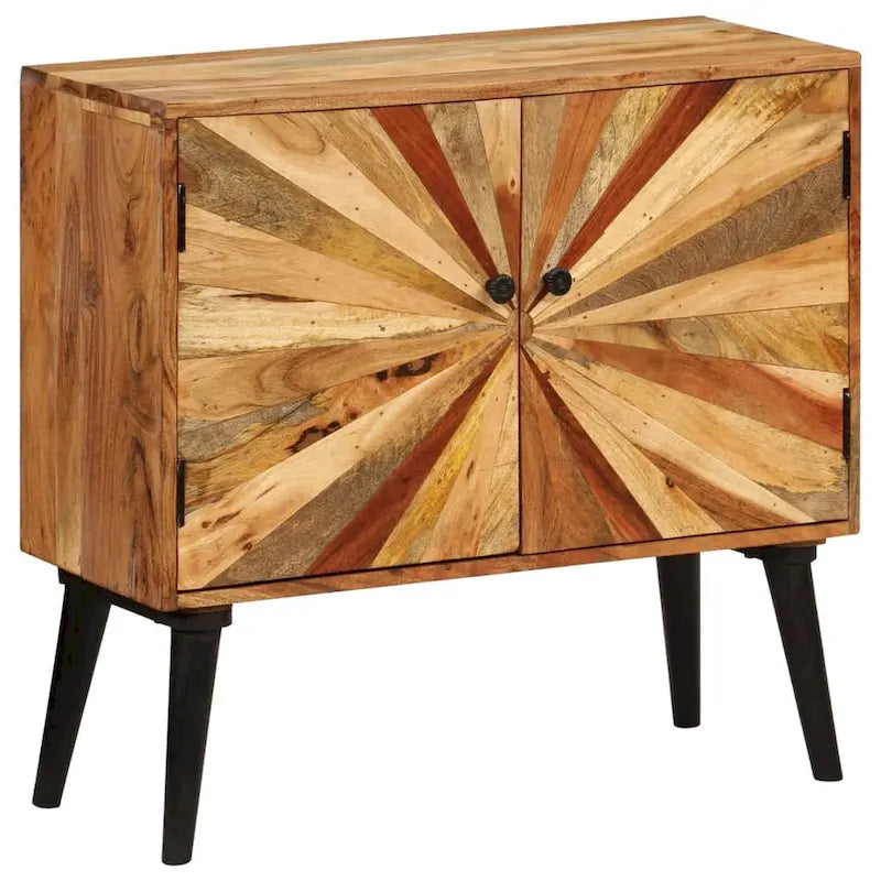 vidaXL Sideboard Solid Mango Wood 33.5x11.8x29.5