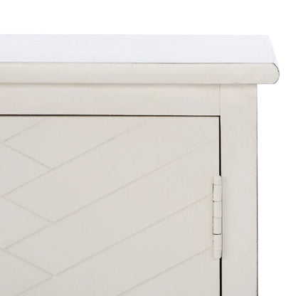 SAFAVIEH Echo 2-Door 2-Shelf Storage TV Media Stand - 47.3 W x 15.8 L x 20 H - 47Wx16Dx20H