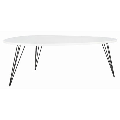 SAFAVIEH Louann Oak Finish/ Black Coffee Table - 44 x 31.5 x 15.6 - 44Wx32Dx16H