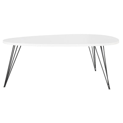 SAFAVIEH Louann Oak Finish/ Black Coffee Table - 44 x 31.5 x 15.6 - 44Wx32Dx16H